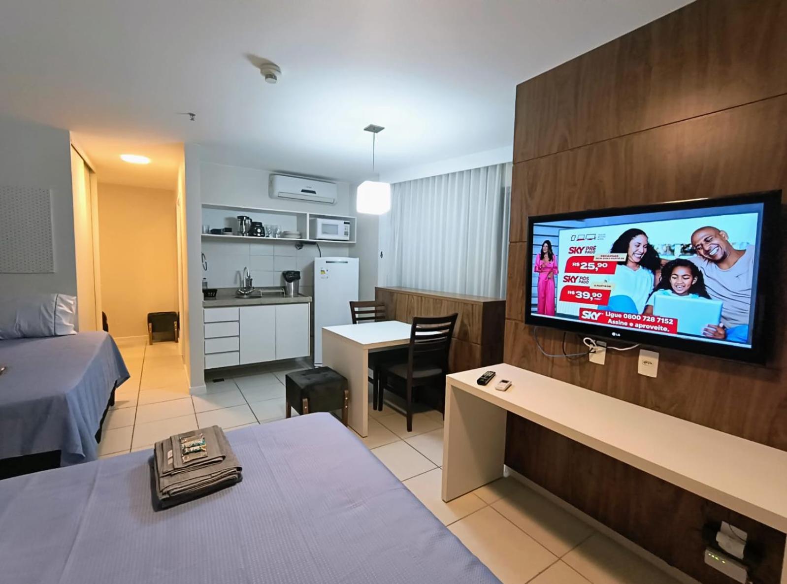 Hotel Grand Mercure Flat Particular Com Varanda, Garagem E Wi-Fi Brezilya Dış mekan fotoğraf